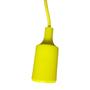 Imagem de Luminaria Pendente Silicone Amarelo Soquete E27 Bivolt