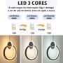 Imagem de Luminária Pendente Teto 1,50M Led Duplo 24 Watts 3 Cores