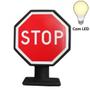 Imagem de Luminaria Placa Stop Stop com Lampada Led - Usare 1206  Usare Luminarias 