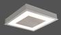 Imagem de Luminária Plafon Embutir Rebatedor Eclipse 40x40 P/ 2 E27 - Bela Home