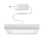 Imagem de Luminária plafon sobrepor elgin 48d24wsqb000 quadrado 24w 6500k branco frio