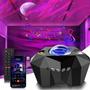 Imagem de Luminaria Projetor Bluetooth Estrela Aurora Boreal Nebulosa Estrela Controle Ws8808 Preto 110V/220V