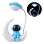 Imagem de Luminária  Projetor De Luzes Estrela Astronauta Lua Led Recarregável Usb Abajur Estátua Lua Miniatura Decoração Original
