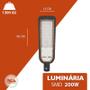 Imagem de Luminária Pública de Led SMD 200W para Poste de Rua Branco Frio 6500k IP67