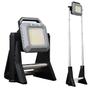 Imagem de Luminária Refletor Dimerizável Led S/ Fio Recarregável Tripé