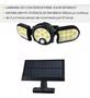 Imagem de LUMINARIA REFLETOR LED DUPLUS COM SENSOR DE MOVIMENTO PAINEL SOLAR Brilho 180 lumens BOM4210