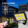 Imagem de Luminária Refletor Solar Sensor Lançamento C/controle Ip65