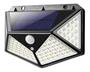 Imagem de Luminária Solar 100 Led Com Sensor Presença Resistente Agua