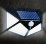 Imagem de Luminária Solar 100 LEDs C/ Sensor De Movimento à Prova D'agua 3 Modos