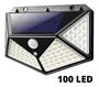 Imagem de Luminária Solar 100 LEDs - Sensor - À Prova D' Água