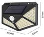 Imagem de Luminária Solar 100 LEDs - Sensor Presença 3 Modos