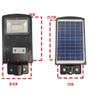 Luminaria Solar 60w Poste Led Controle e Sensor de Movimento Jardins Areas Externas Iluminaçao Rua - Ralos e Toneiras Imagem de Luminaria Solar 60w Poste Led Controle e Sensor de Movimento Jardins Areas Externas Iluminaçao Rua