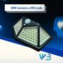 Imagem de Luminária Solar Arandela Goldenultra 100 Leds Sensor de Movimento Sem Fio IP65
