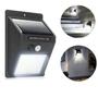 Imagem de Luminária Solar Externa 30 Led Com Sensor De Presença 6W
