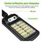 Imagem de Luminária Solar Led Parede Refletor 128 Cob Sensor Controle