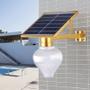 Imagem de Luminaria Solar Luxo externa placa energia Controle Remoto parede led