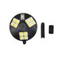 Imagem de Luminaria Solar Parede Sensor Proximidade Controle Remoto Sem Fio Jardins 12 Leds