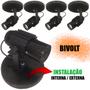 Imagem de Luminaria Spot Aletado Direcionavel Bivolt Kit 5 Unidades Teto parede Sala cozinha Quarto 
