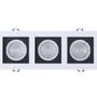Imagem de Luminária spot frame embutir quadrado recuado led 3xmr16 15w