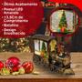 Imagem de Luminaria Trem com Luz Led Amarelado Decoração enfeite de natal expresso polar Arvore de Natal 13Cm