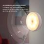 Imagem de Luminárias Led Sem Fio Com Sensor Presença Usb Recarregáveis - Acende Quando Passa Próximo A Ela - Branco Frio
