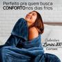 Imagem de Lumini 300g/m² Corttex Cobertor Queen Size Macio e Quentinho 2,20x2,40m Acabamento Brilhante