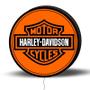 Imagem de Luminoso de Parede Harley Davidson 30cm Acrilico LED, Luminoso de Bar e Churrasqueira, Placa Decorativa de Parede