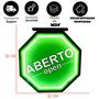 Imagem de Luminoso Led Letreiro Display Placa Led Aberto Fechado Mdf