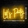 Imagem de Luminoso Painel Neon Led Lets Party Decoração