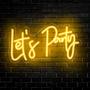 Imagem de Luminoso Painel Neon Led Lets Party Decoração
