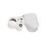Imagem de Lupa Conta Fio 30x 60x Lente Dupla Com LED Branco Portátil Otimizada 98896