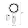 Imagem de Lupa De Mão Profissional 8 + 1 Led 2 Lente 7cm Com Zoom 9 Leds 69028L