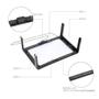 Imagem de Lupa de mesa a4 3x com led e suporte mãos livres para leitura