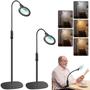 Imagem de Lupa TOMSOO 10X com Light & Stand 5 modos de cor