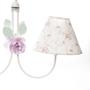 Imagem de Lustre 2L Simples 2 Flores G Rosa Quarto Bebê Infantil