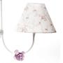 Imagem de Lustre 2L Simples 2 Flores P Rosa Quarto Bebê Infantil