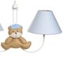 Imagem de Lustre 2L Simples Com 2 Ursos Príncipes Quarto Bebê Infantil Menino