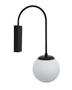 Imagem de Lustre Arandela Bola 15cm Globo Preto 276