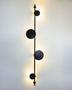 Imagem de Lustre Arandela Disco Eclipse Luz Indireta Preto 160cm 661