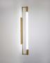 Imagem de Lustre Arandela Slim Tubular T8 120cm Dourado 401