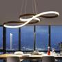 Imagem de Lustre Arco Infinito 3 em 1 LED Pendente Iluminaçao Luxo Sala Recepçao Hall de Entrada Restaurante Residencial Comercial Decorativo