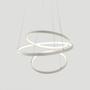 Imagem de Lustre Arcos Pendente Ring 3 Aros Led 105W 3000K - Branco