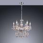 Imagem de Lustre Candelabro France Cristal 5 Braços Champagne Startec