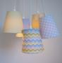 Imagem de Lustre Chevron Soft Crie Casa Amarelo e Azul Bebê