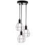 Imagem de Lustre com 3 pendentes aramados nu - cromado