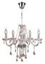 Imagem de Lustre cristal candelabro 6 braços champanhe