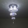 Imagem de Lustre de Cristais k9 Legítimos 40mm, Base de Inox 30cm de Diâmetro com 40cm de Altura