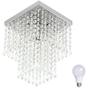 Imagem de Lustre De Cristal Acrilico Marrycrilic com Lâmpada 6000K