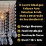 Imagem de Lustre de Cristal em Acrílico - Design Moderno e Brilhante