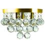 Imagem de Lustre De Cristal Legitimo Classic Round 25x20 Dourado